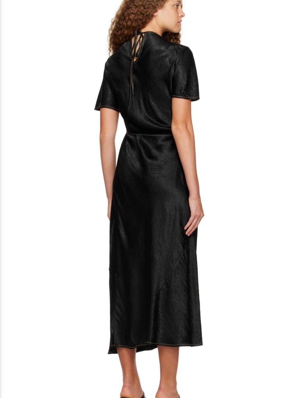Acne Studios Black Midi Dress - Picture 2 of 5